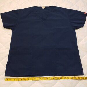 Dickies M Scrub Top- Navy Blue